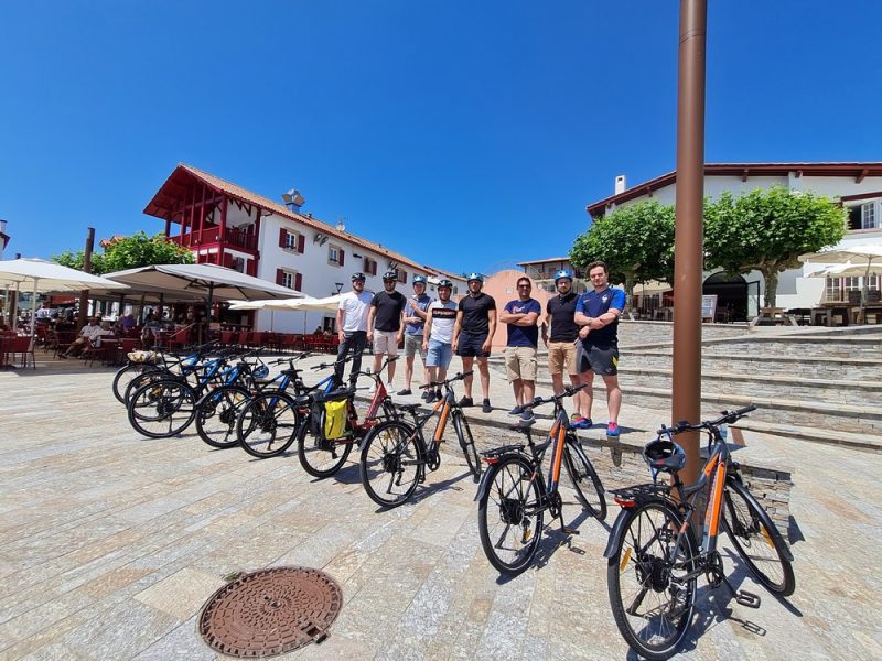 Arrivée séminaire vélo électrique Bidart